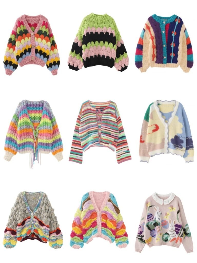 A fashion-forward knit sweater featuring intricate embroidery, crafted from a luxurious blend of wool and cashmere. This piece combines contemporary design with artisanal details, offering both style and premium comfort.